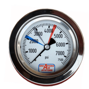 Breathing Air System LFP637500 Panel Mount Gauge